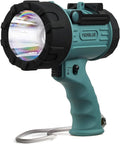 Rechargeable Spotlight, Super Bright 1000,000 High Lumen LED IP67 Waterproof Handheld Spotlight Long Lasting Large Flashlight Searchlight with Detachable Red Light Filter