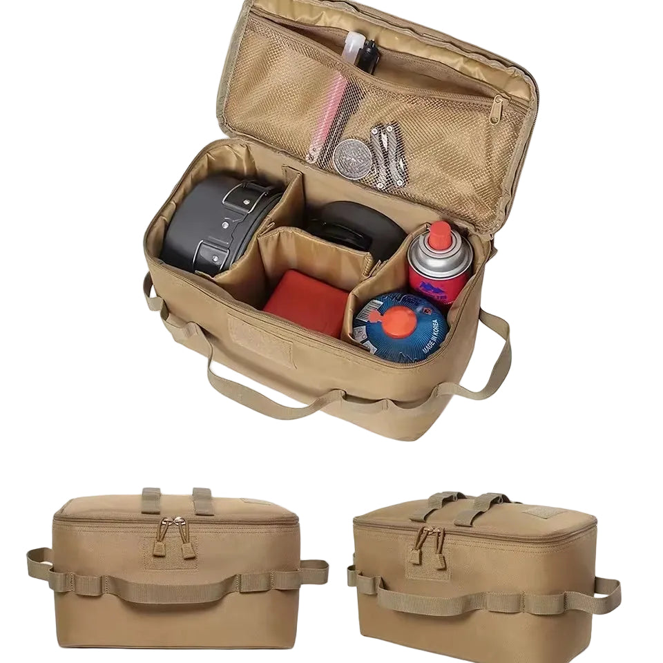CAOX Outdoor Camping Picnic Bag Camping Supplies Tactical Gear Tent Camping Accessories Large Capacity Travel Bag Picnic Bag
