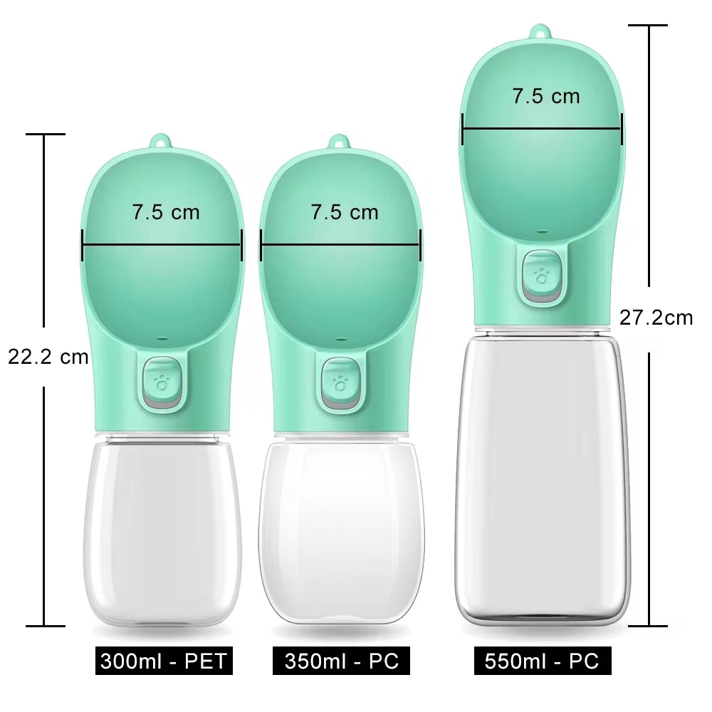 Portable Dog Water Bottle for all size dogs